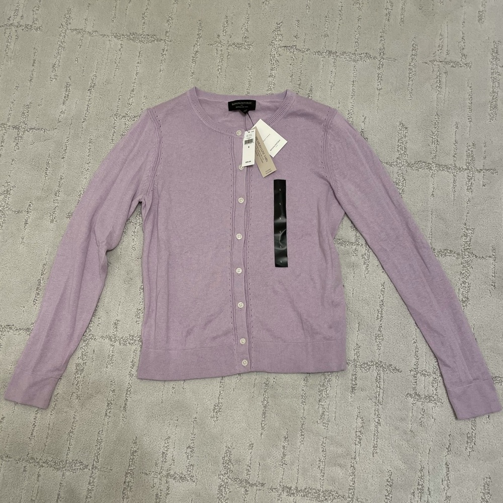 Banana Republic Women’s Light Purple Cardigan